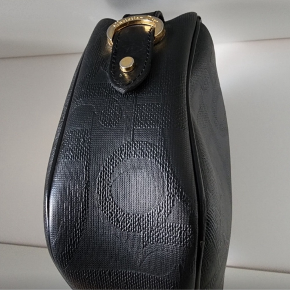RARE Authentic Christian Dior Trotter Monogram Saddle/Cross Body Bag Blk Leather - Picture 13 of 13